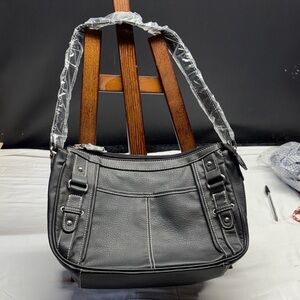 Chic Black Shoulder Bag